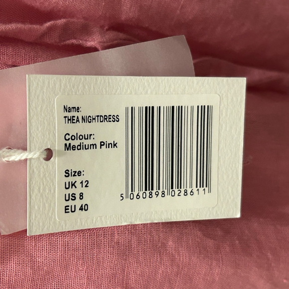 DORA LARSEN NWT
Thea Ruffled Linen And Organic Cotton-Blend
Nightdress in Sz 8 - Picture 6 of 9